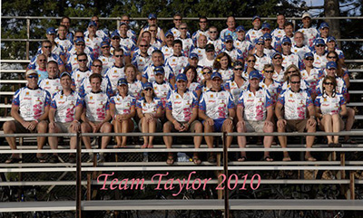 Image of Team Taylor bicyclists